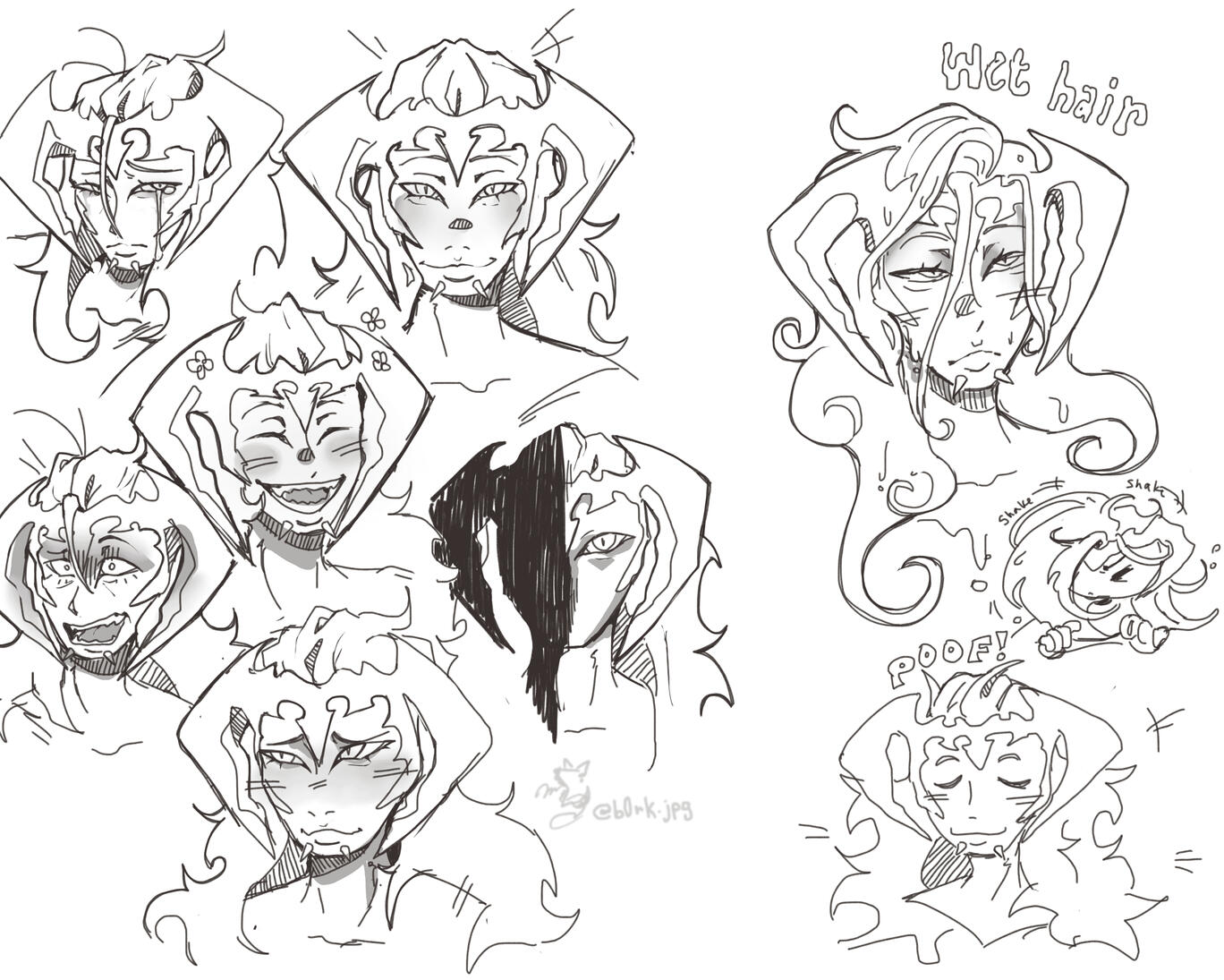 character expression sheet